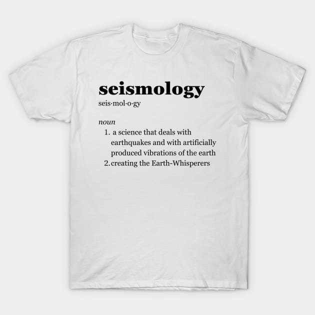 Seismology T-Shirt by imperfectdesin